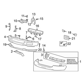 Ford OE - Front Bumper - Bumper & Components