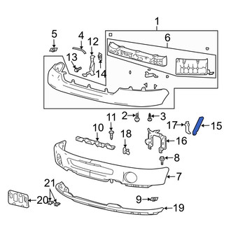 Ford OE - Front Right Bumper Cover Bracket