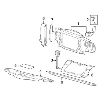 Ford OE - Radiator Support