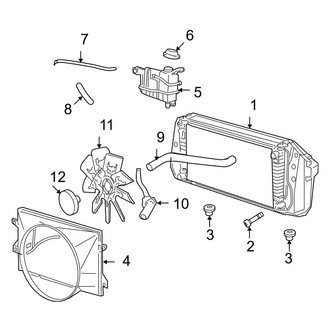Ford OE - Cooling - Radiator & Components