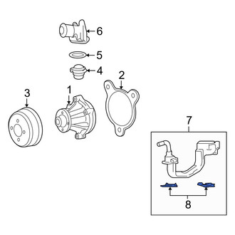 Ford OE - Right Engine Coolant Thermostat Housing Gasket