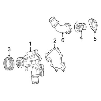 Ford OE - Cooling - Water Pump (STX / XL / XLT 4.2L)