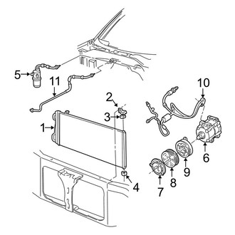 Ford OE - Air Conditioner & Heater - Condenser, Compressor & Lines (FX4 / Lariat / STX / XL / XLT)