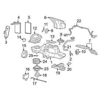 Ford OE - Air Conditioner & Heater - Evaporator & Heater Components
