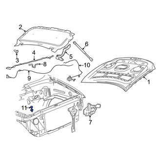 Ford OE - Front Hood Stop Buffer