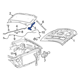 Ford OE - Front Left Hood Hinge