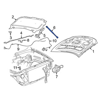 Ford OE - Hood Lift Support