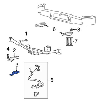Ford OE - Rear Trailer Hitch Ball Mount