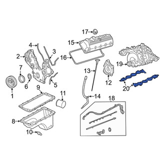 Ford OE - Fuel Injection Plenum Gasket