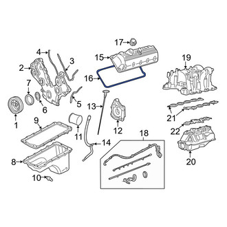 Ford OE - Left Engine Valve Cover Gasket