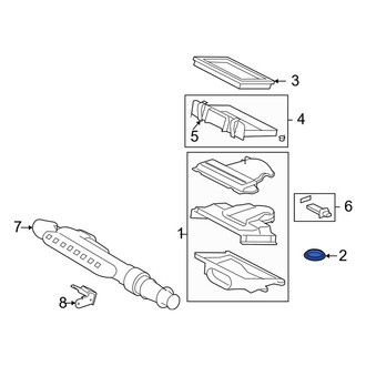 Ford OE - Left Engine Air Duct Clamp