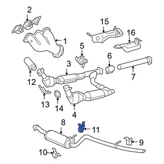 Ford OE - Rear Exhaust Muffler Bracket