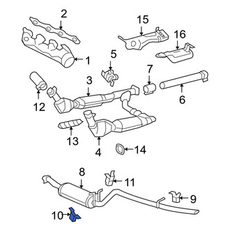 Ford OE - Exhaust Muffler Bracket