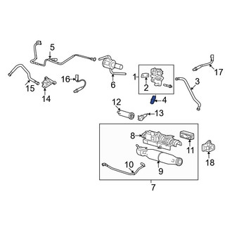 Ford OE - Exhaust Gas Recirculation (EGR) Tube Adapter