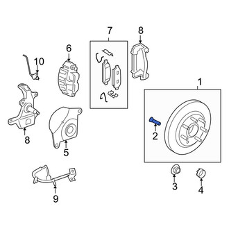 Ford OE - Rear Wheel Lug Stud