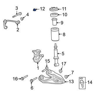 Ford OE - Suspension Shock Absorber Nut