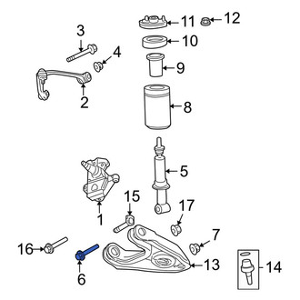 Ford OE - Rear Upper Lower Suspension Control Arm Bolt