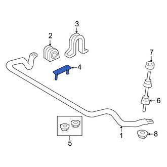 Ford OE - Suspension Stabilizer Bar Bracket Bolt