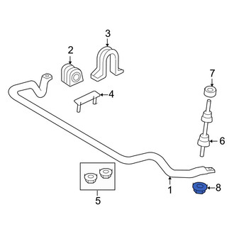 Ford OE - Front Suspension Stabilizer Bar Link Nut