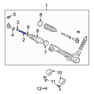 Ford OE - Outer Steering Tie Rod End