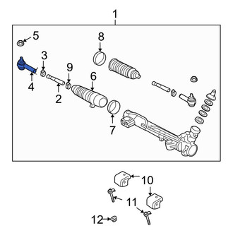 Ford OE - Outer Steering Tie Rod End