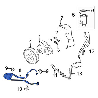 Ford OE - Power Steering Pressure Hose