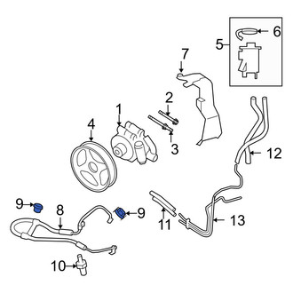 Ford OE - Power Steering Hose Adapter