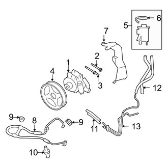 Ford OE - Steering Gear & Linkage - Pump & Hoses