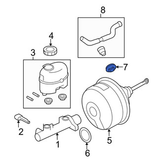 Ford OE - Power Brake Booster Grommet
