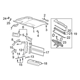 Ford OE - Door Sill Plate Clip