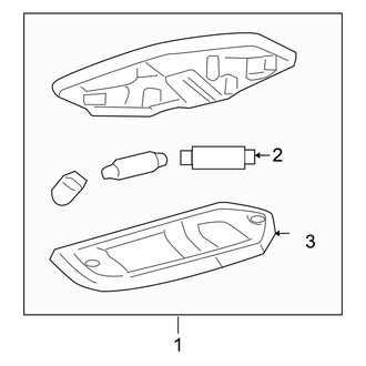 Ford OE - Cab - Interior Lamps (Regular Cab)