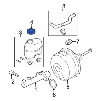 Ford OE - Brake Master Cylinder Reservoir Cap