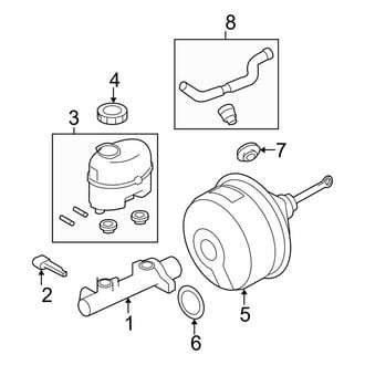 Ford OE - Cab - Components on Dash Panel