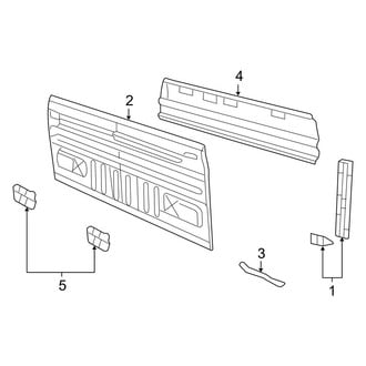 Ford OE - Cab - Back Panel