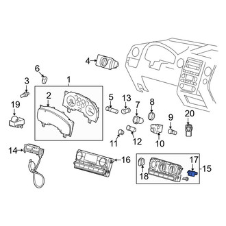 Ford OE - HVAC Blower Control Switch