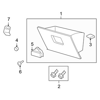 Ford OE - Instrument Panel - Glove Box