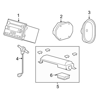 Ford OE - Instrument Panel - Sound System
