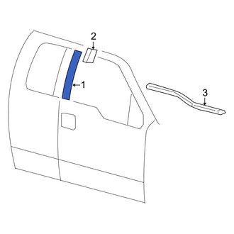 Ford OE - Front Left Door Applique
