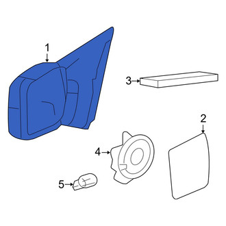 Ford OE - Front Left Door Mirror