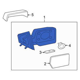 Ford OE - Front Left Door Mirror