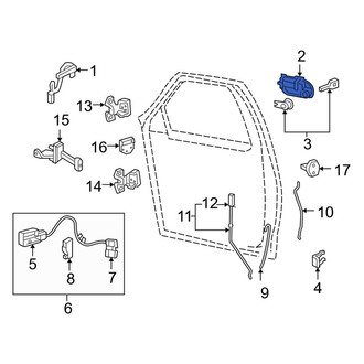 Ford OE - Rear Right Outer Exterior Door Handle