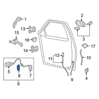 Ford OE - Front Left Door Lock Actuator Motor