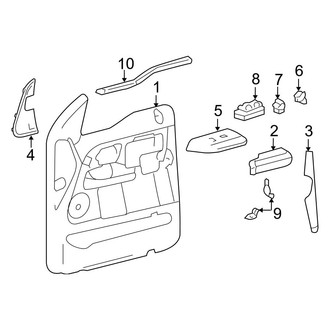 Ford OE - Front Door - Interior Trim