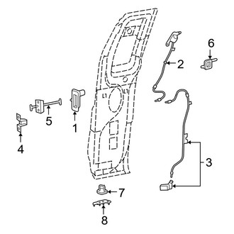 Ford OE - Rear Door - Lock & Hardware (Regular Cab)