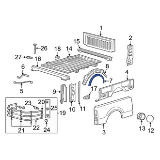 Ford OE - Rear Right Outer Wheel Housing Side Panel