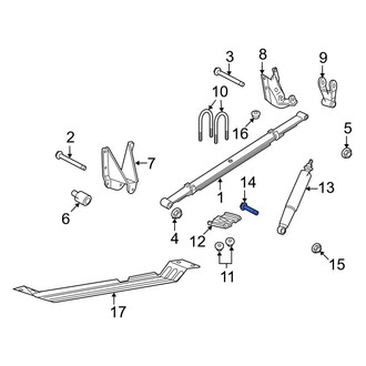 Ford OE - Rear Upper Lower Suspension Control Arm Bolt