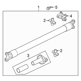 Ford OE - Rear Suspension - Drive Shaft
