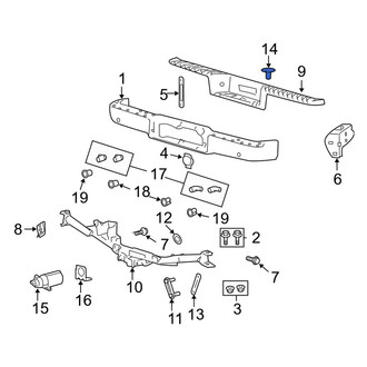 Ford OE - Bumper Cover Cap