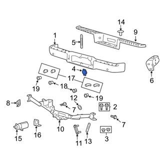 Ford OE - Bumper Cover Cap