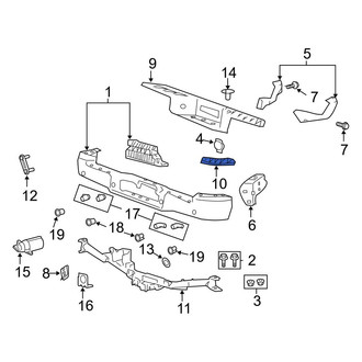 Ford OE - Rear Bumper Step Pad